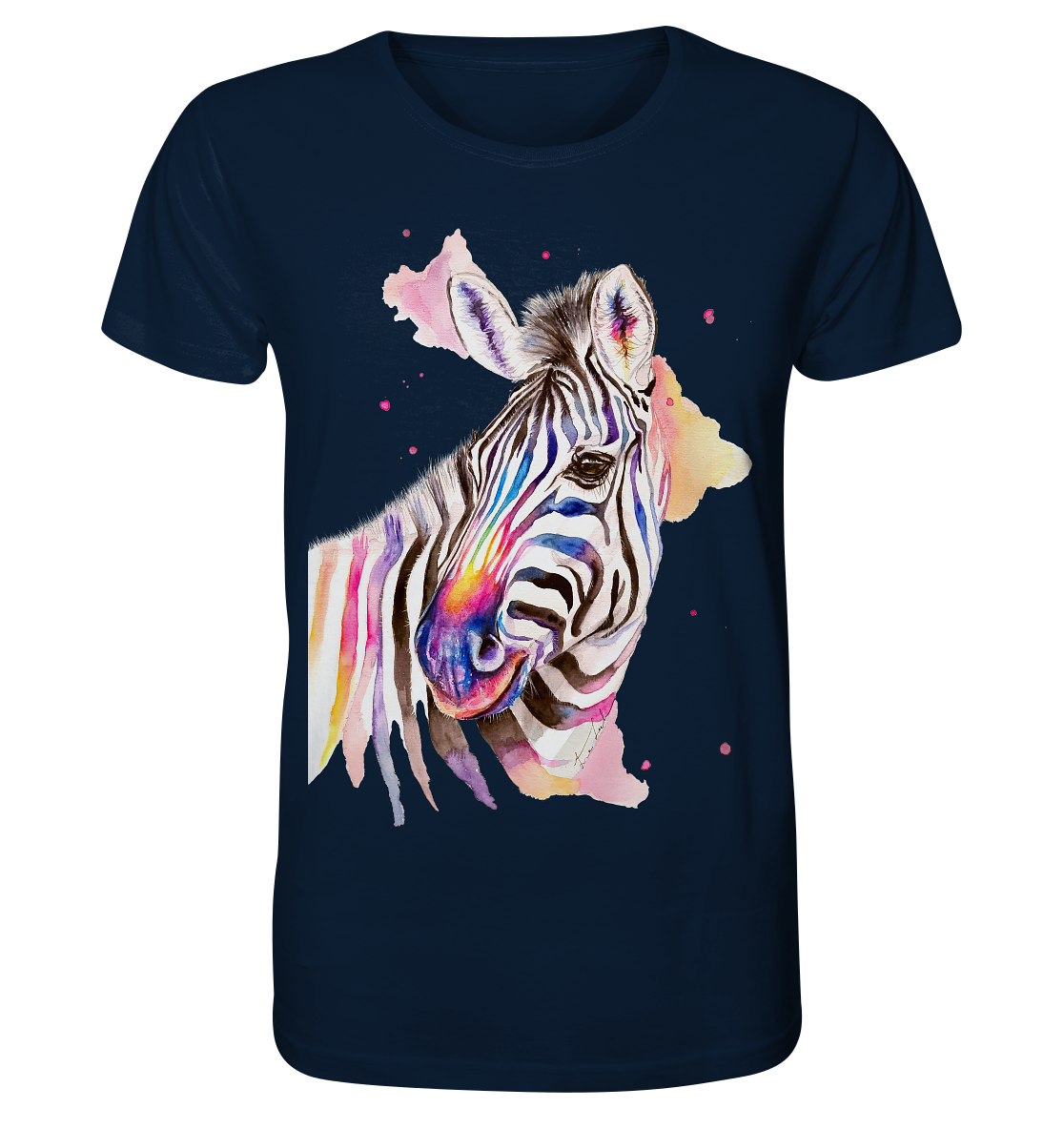 Buntes Zebra - Organic Basic Shirt