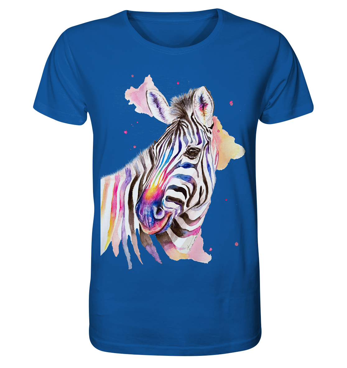 Buntes Zebra - Organic Basic Shirt