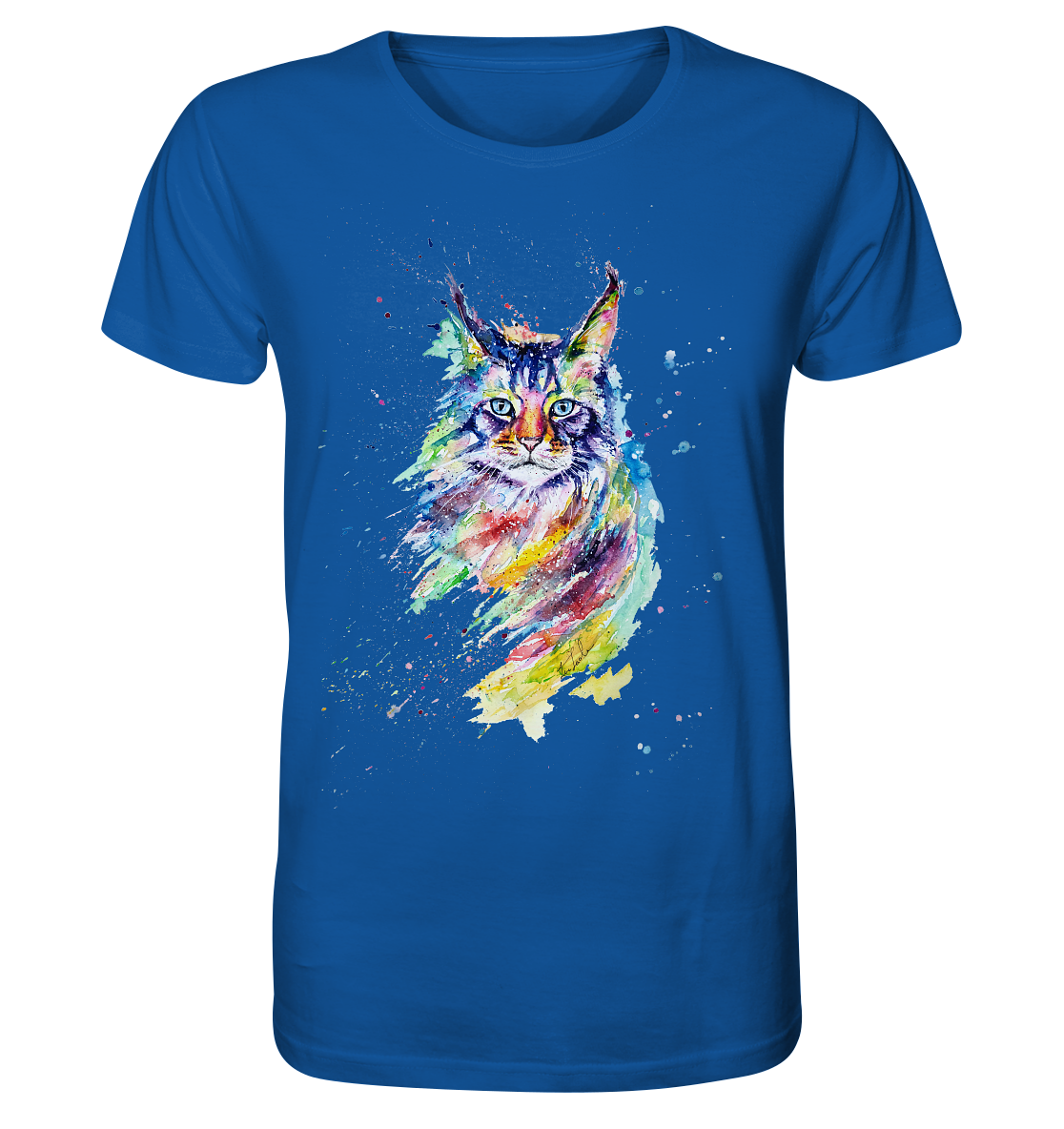 Bunte Katze - Organic Basic Shirt