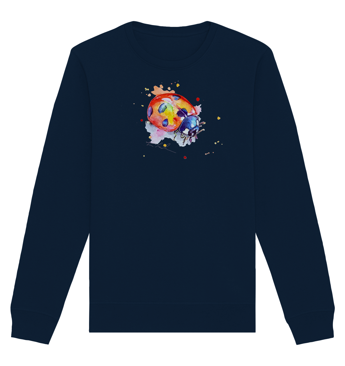 Bunter Marienkäfer - Organic Basic Unisex Sweatshirt