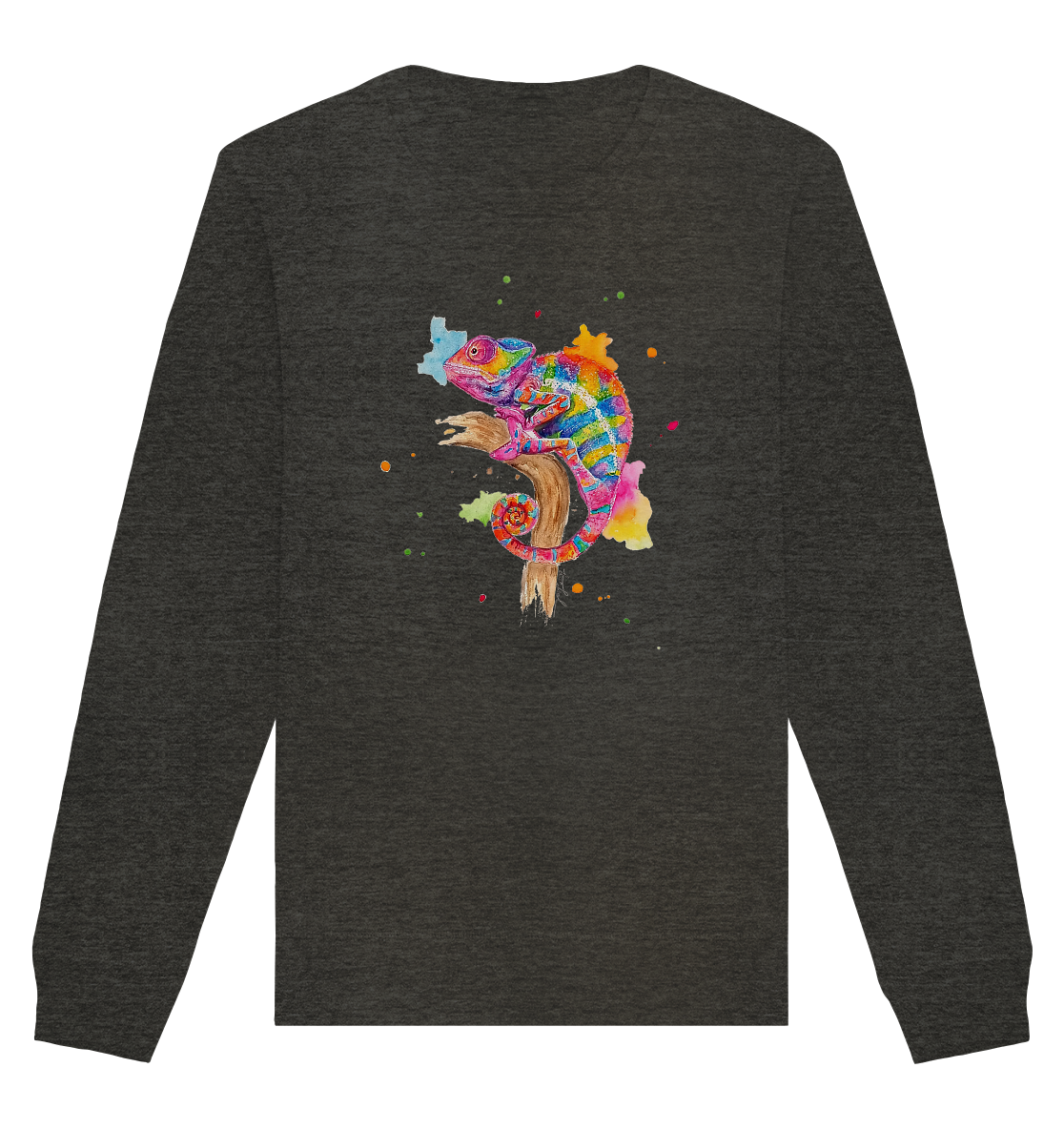 Buntes Chamäleon  - Organic Basic Unisex Sweatshirt