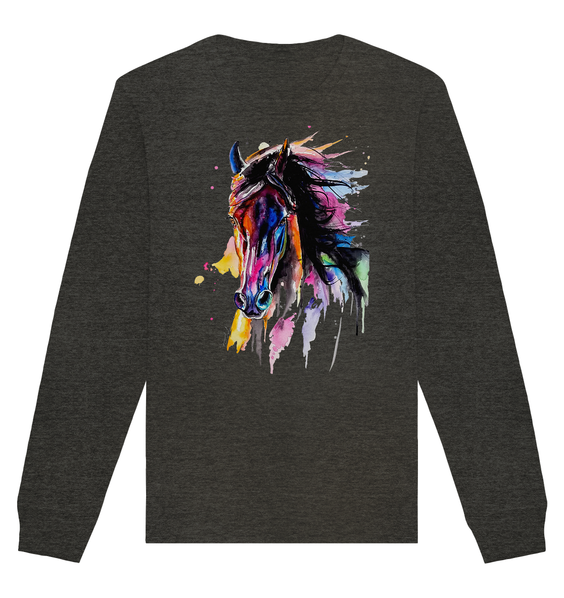 Schwarzes Pferd - Organic Basic Unisex Sweatshirt