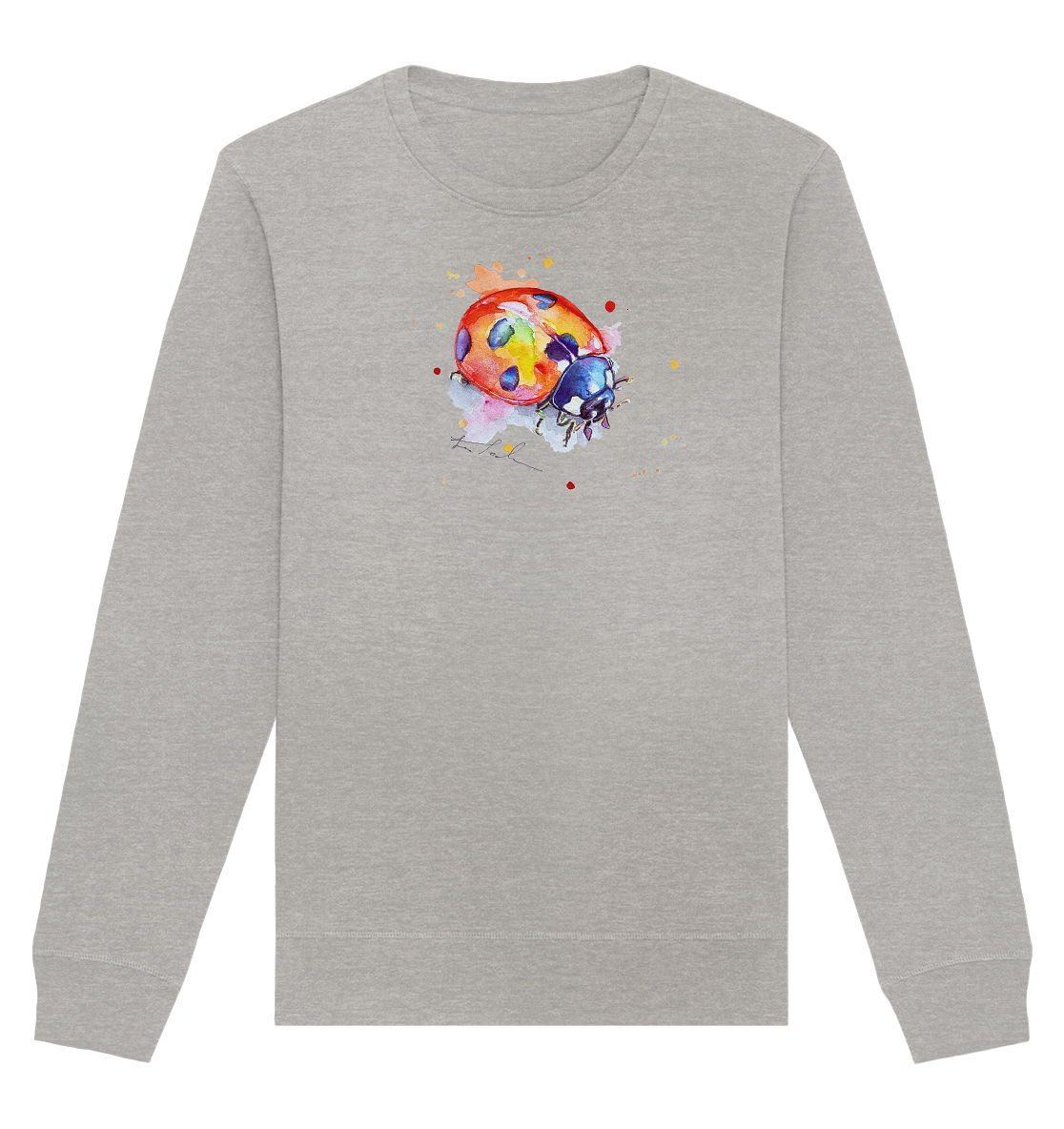 Bunter Marienkäfer - Organic Basic Unisex Sweatshirt