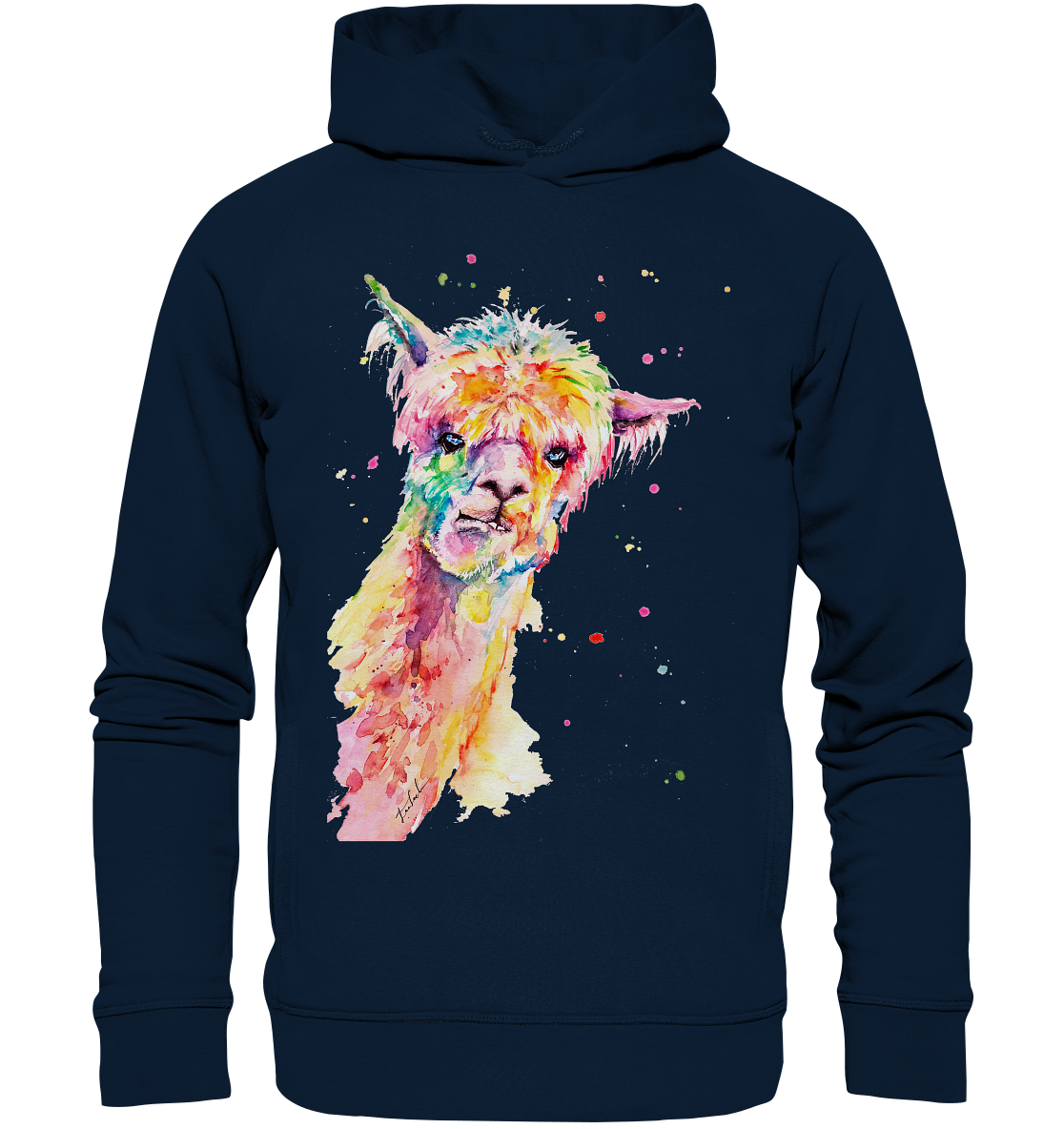 Lustiges Alpaka - Organic Fashion Hoodie