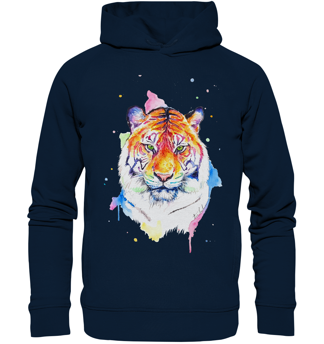 Bunter Tiger - Organic Fashion Hoodie