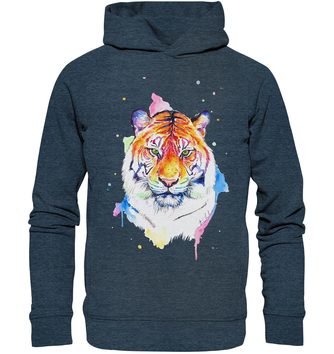 Bunter Tiger - Organic Fashion Hoodie