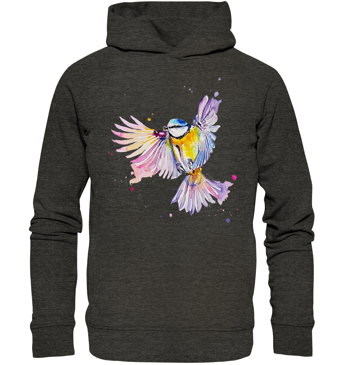 Motiv Blaumeise - Organic Fashion Hoodie