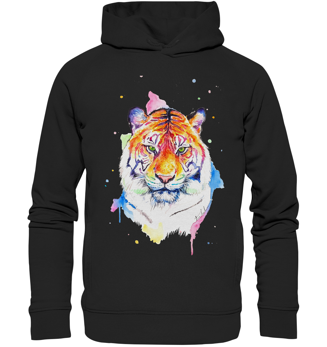 Bunter Tiger - Organic Fashion Hoodie