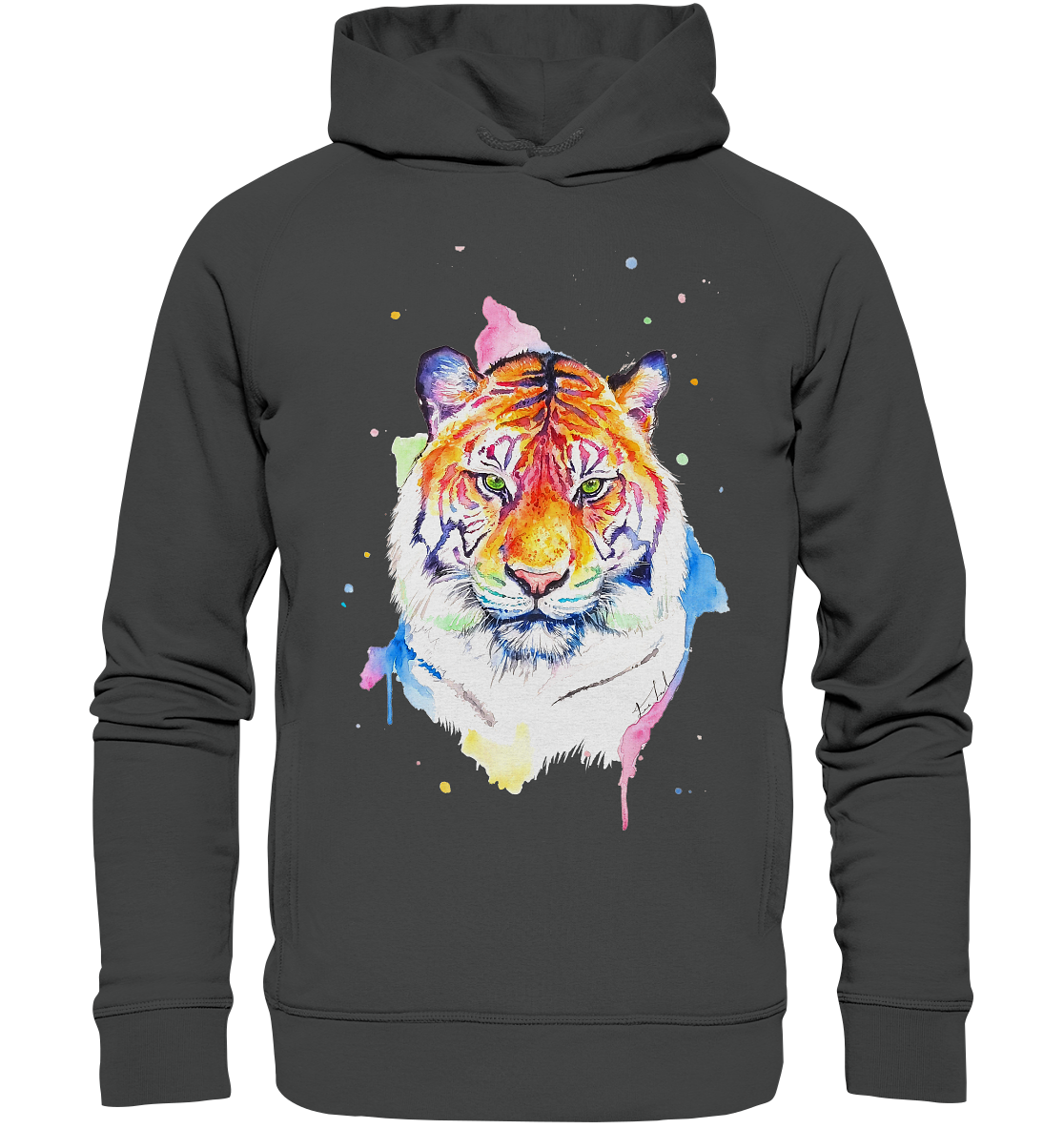 Bunter Tiger - Organic Fashion Hoodie