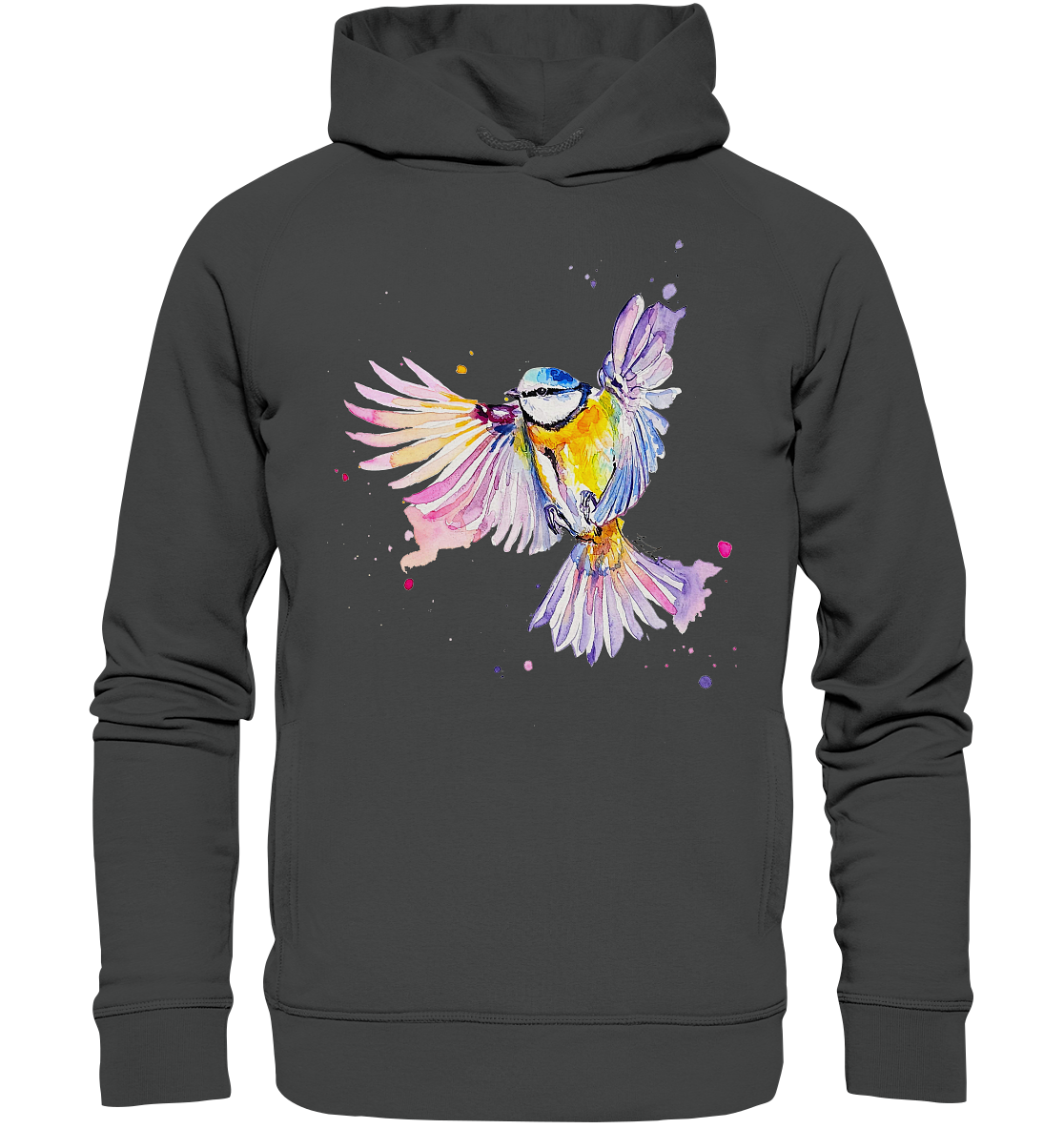 Motiv Blaumeise - Organic Fashion Hoodie