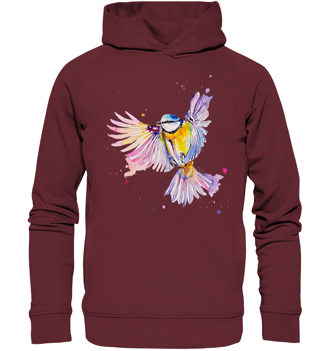 Motiv Blaumeise - Organic Fashion Hoodie