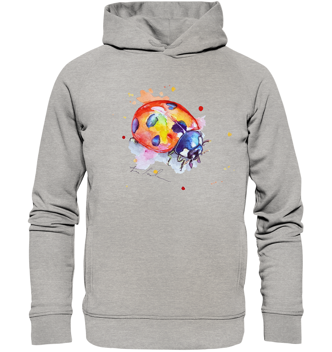 Bunter Marienkäfer - Organic Fashion Hoodie