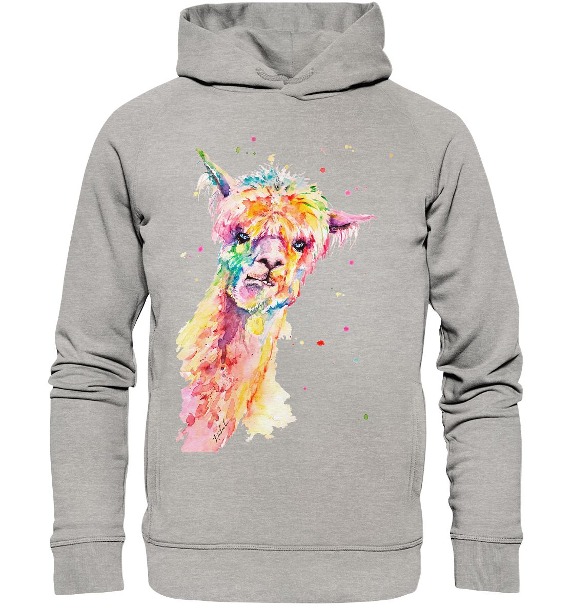 Lustiges Alpaka - Organic Fashion Hoodie