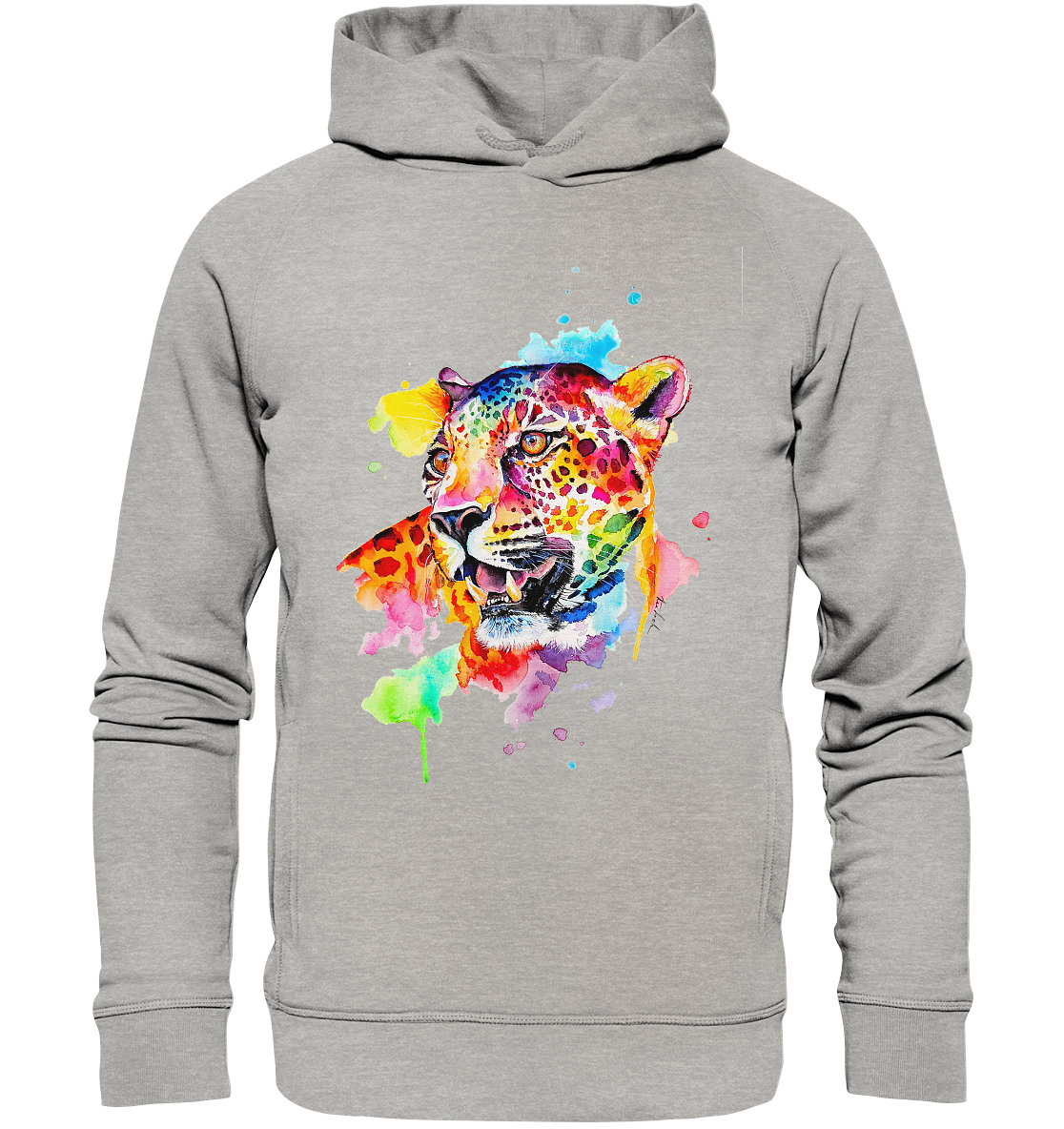 Bunter Leopard  - Organic Fashion Hoodie