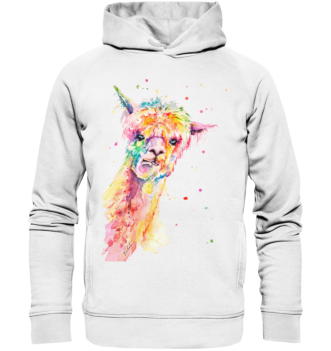 Lustiges Alpaka - Organic Fashion Hoodie