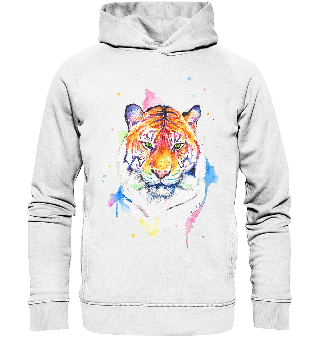 Bunter Tiger - Organic Fashion Hoodie