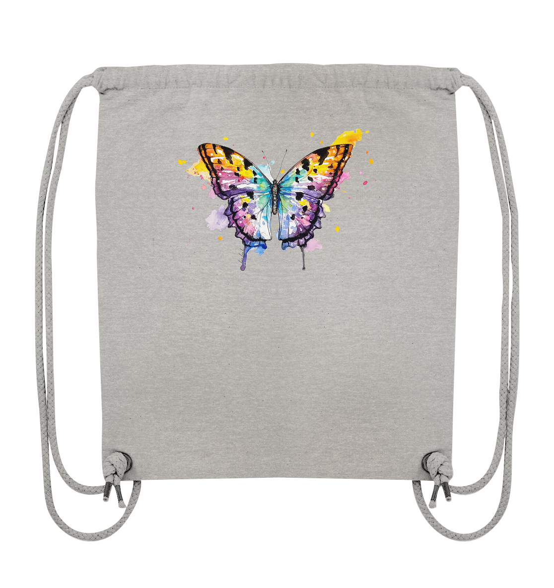 Bunter Schmetterling - Organic Gym-Bag