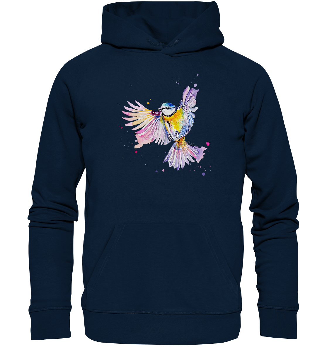 Motiv Blaumeise - Organic Hoodie