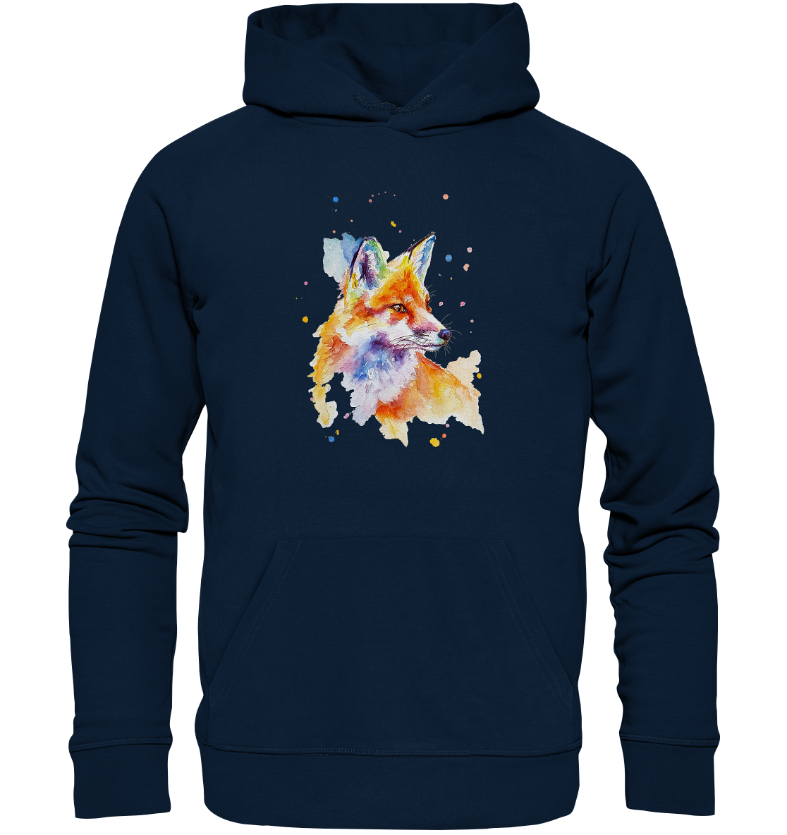 Bunter Fuchs - Organic Hoodie