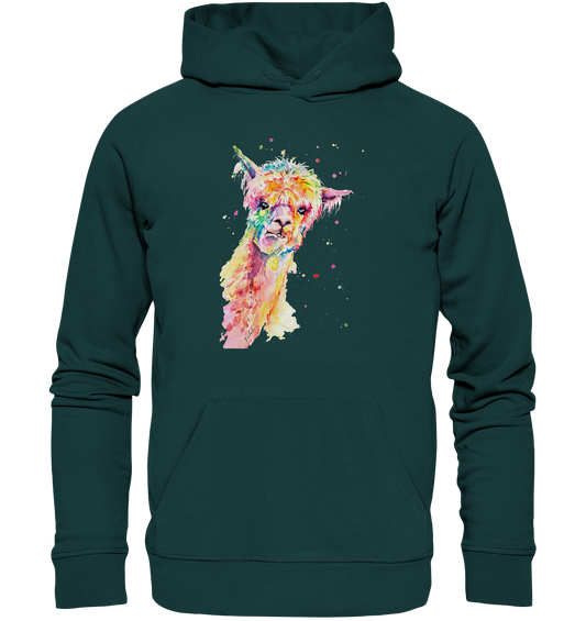 Lustiges Alpaka - Organic Hoodie