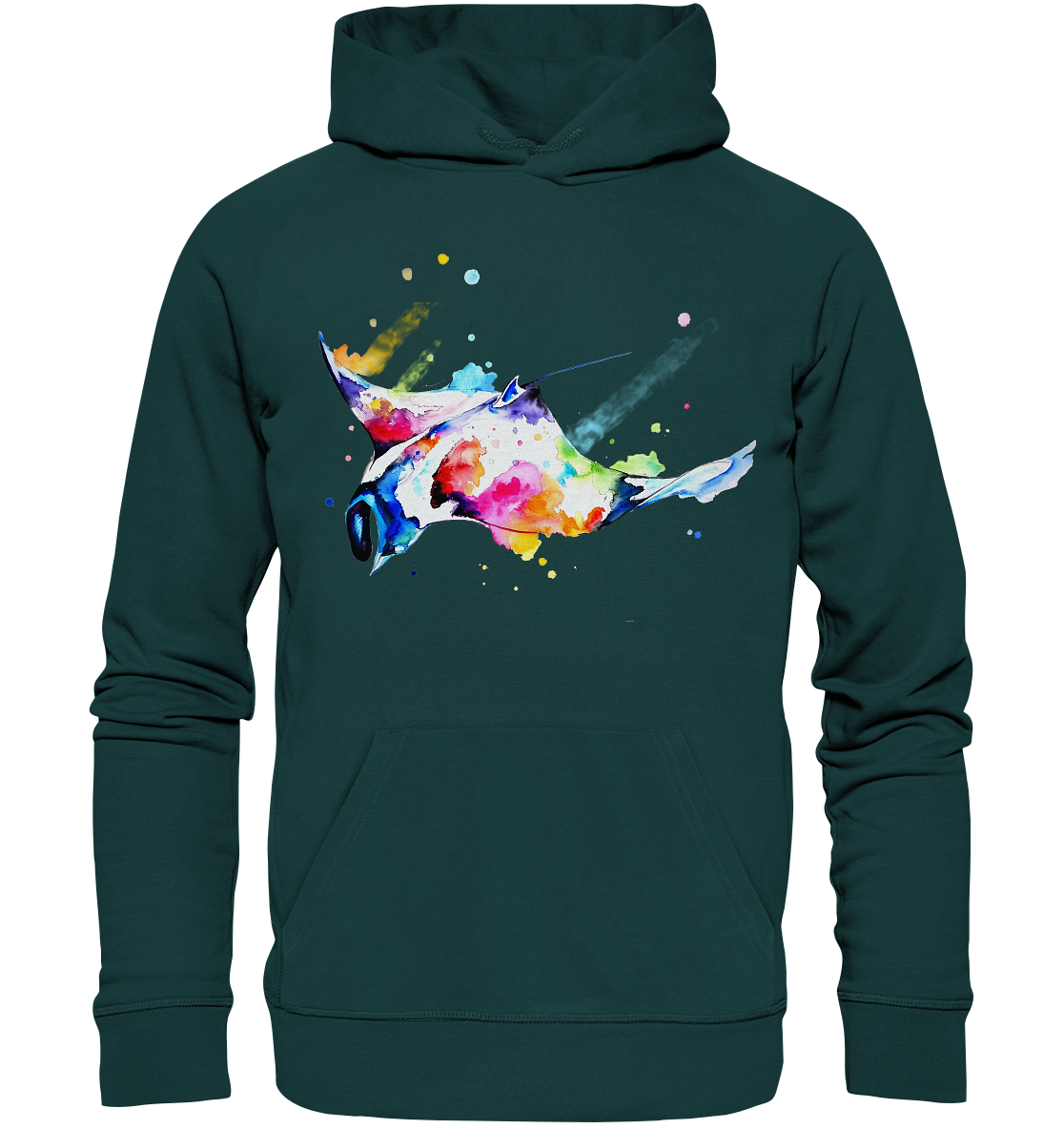 Bunter Rochen - Organic Hoodie