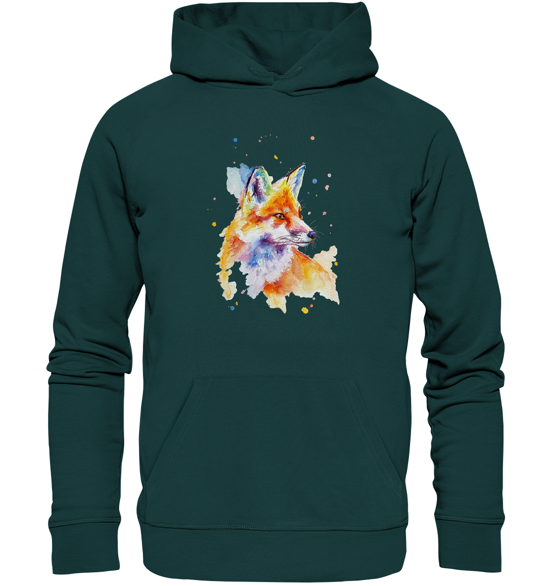 Bunter Fuchs - Organic Hoodie