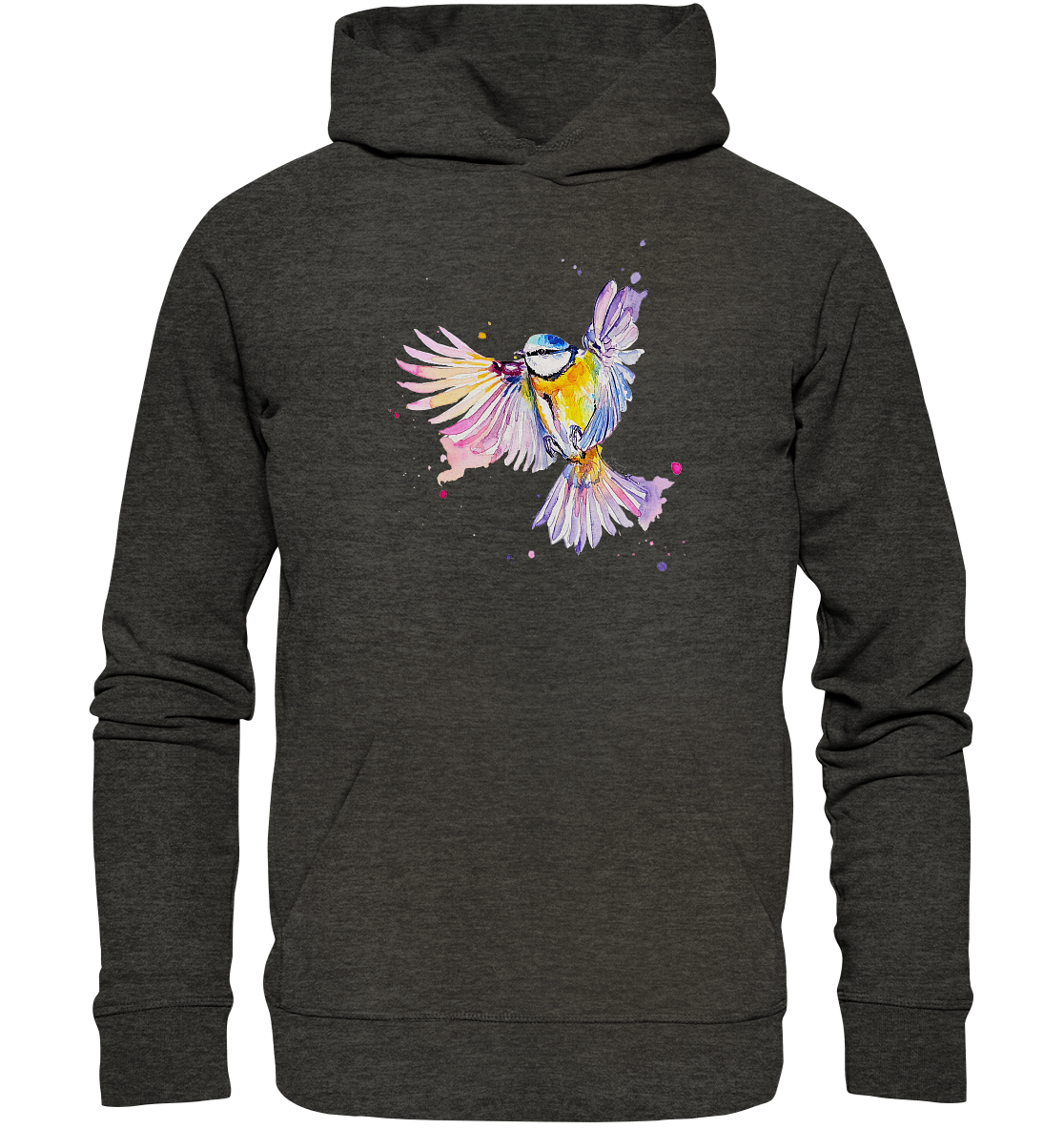 Motiv Blaumeise - Organic Hoodie