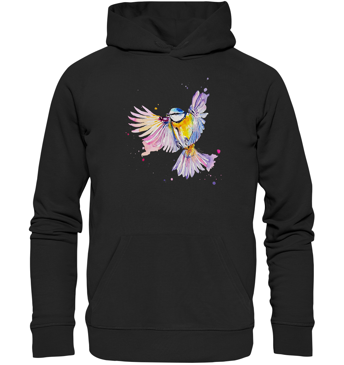 Motiv Blaumeise - Organic Hoodie