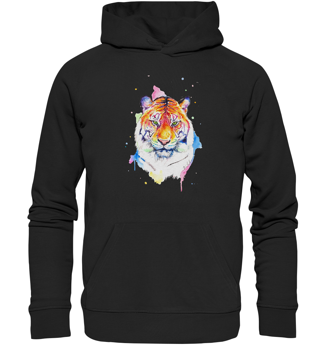 Bunter Tiger - Organic Hoodie