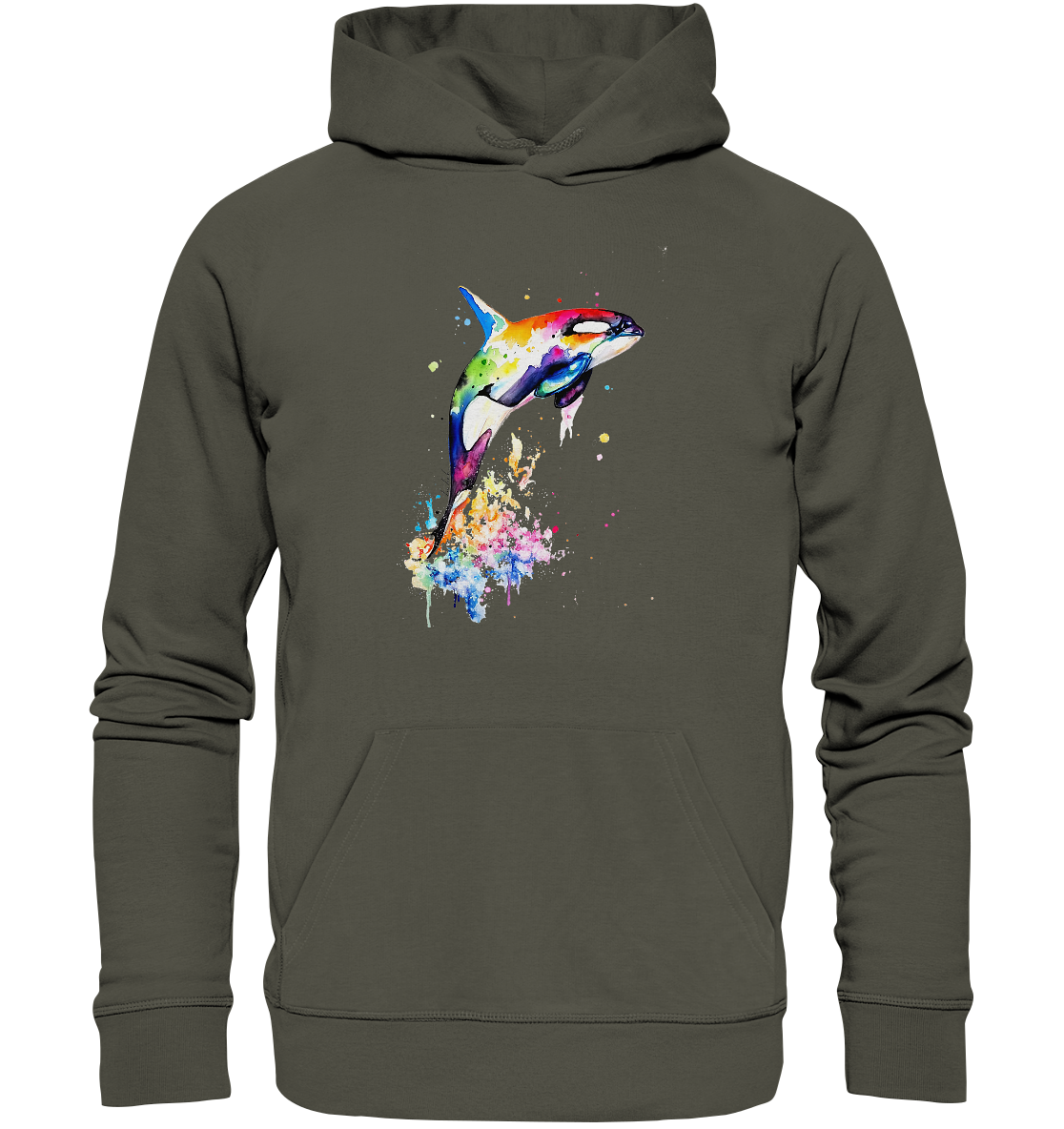 Bunter Orka - Organic Hoodie