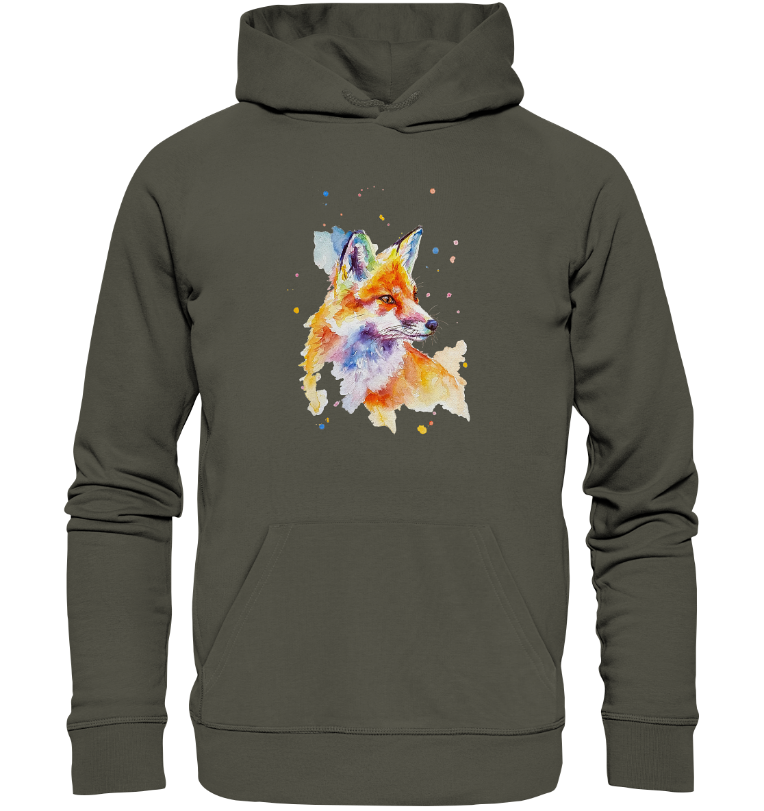 Bunter Fuchs - Organic Hoodie