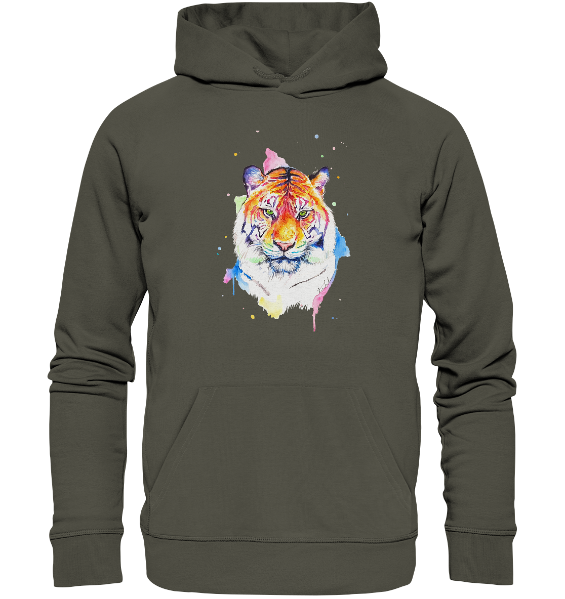 Bunter Tiger - Organic Hoodie