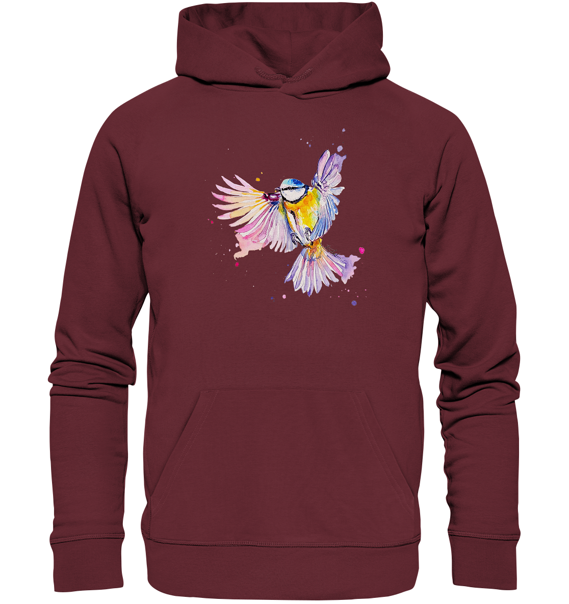 Motiv Blaumeise - Organic Hoodie