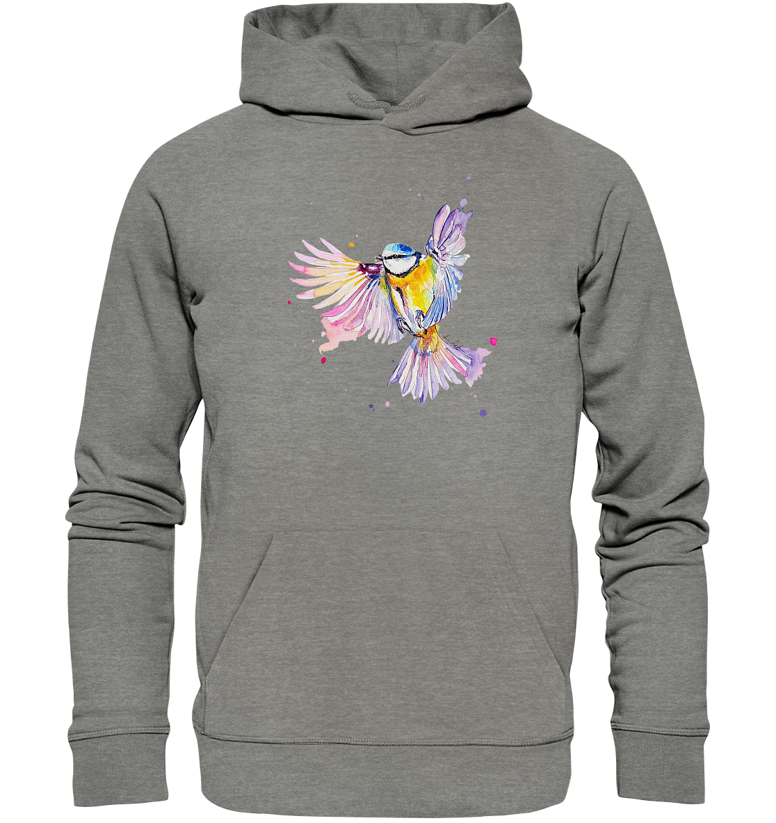 Motiv Blaumeise - Organic Hoodie