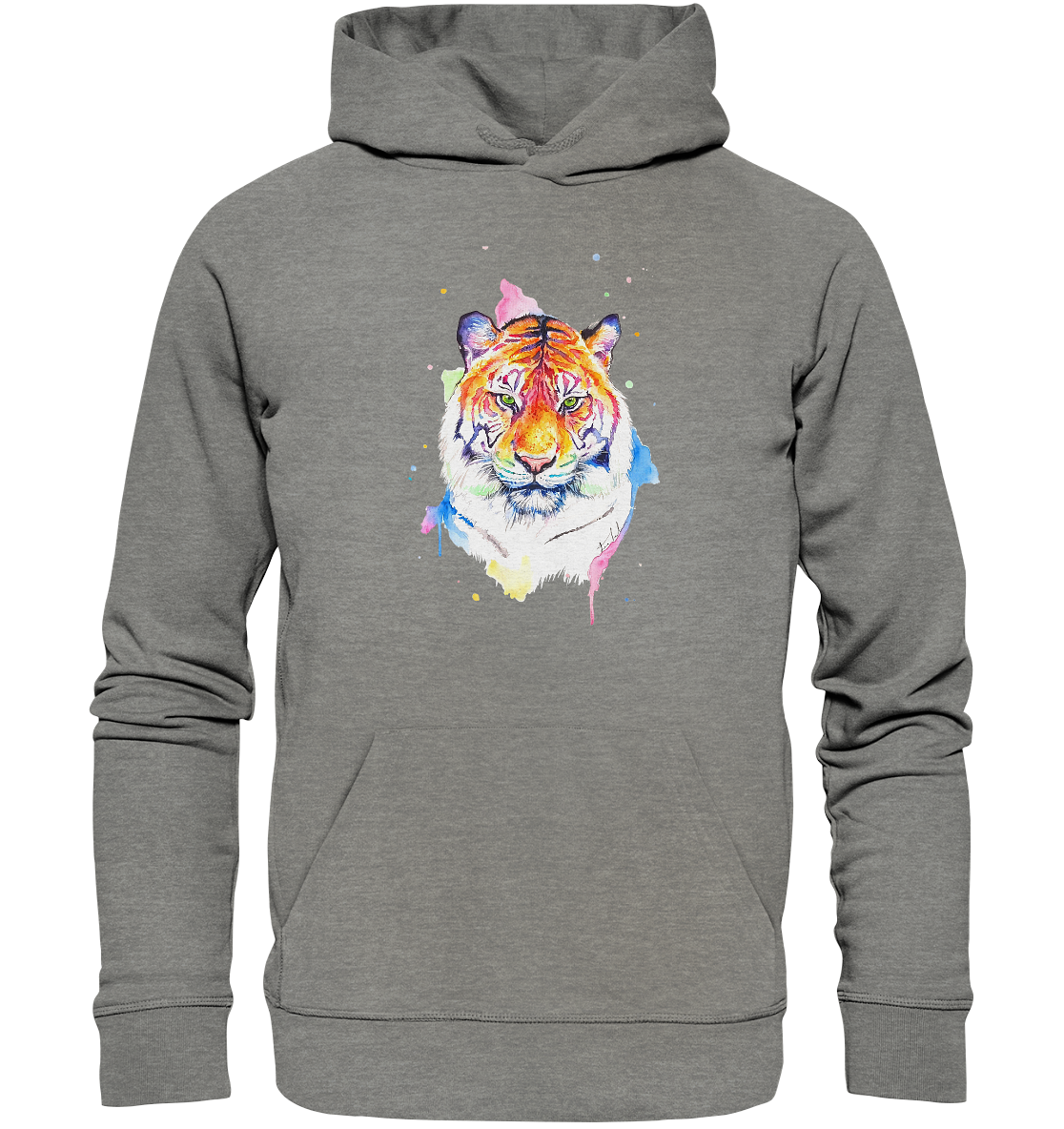 Bunter Tiger - Organic Hoodie