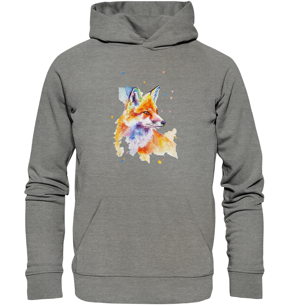 Bunter Fuchs - Organic Hoodie