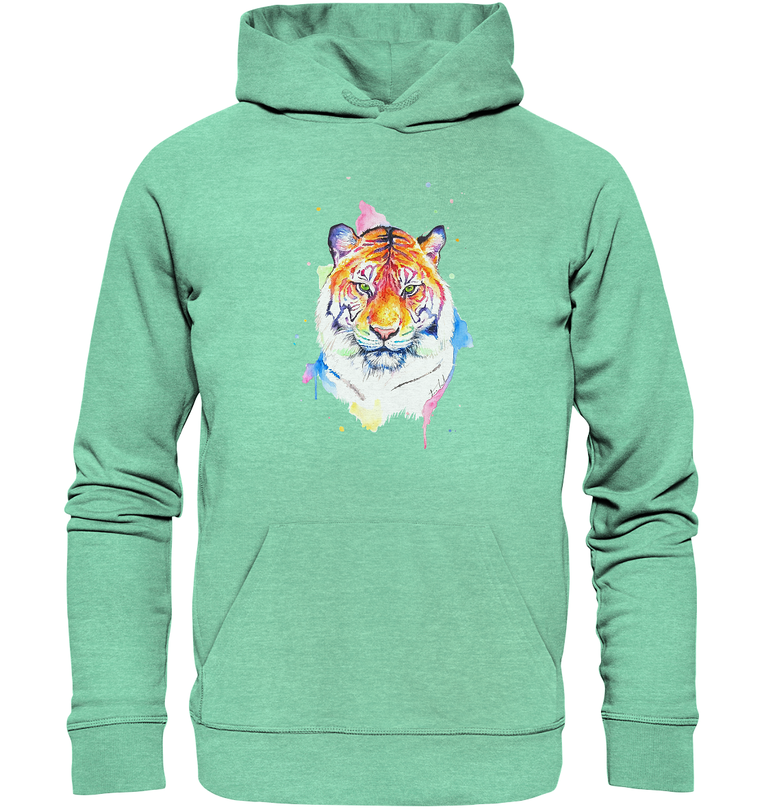 Bunter Tiger - Organic Hoodie