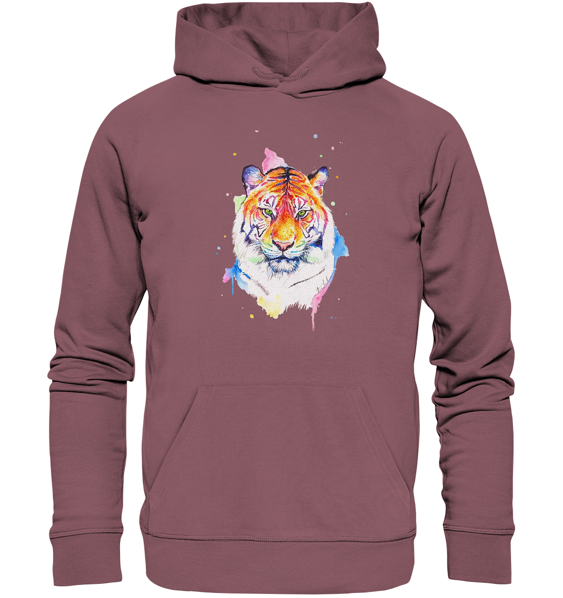 Bunter Tiger - Organic Hoodie