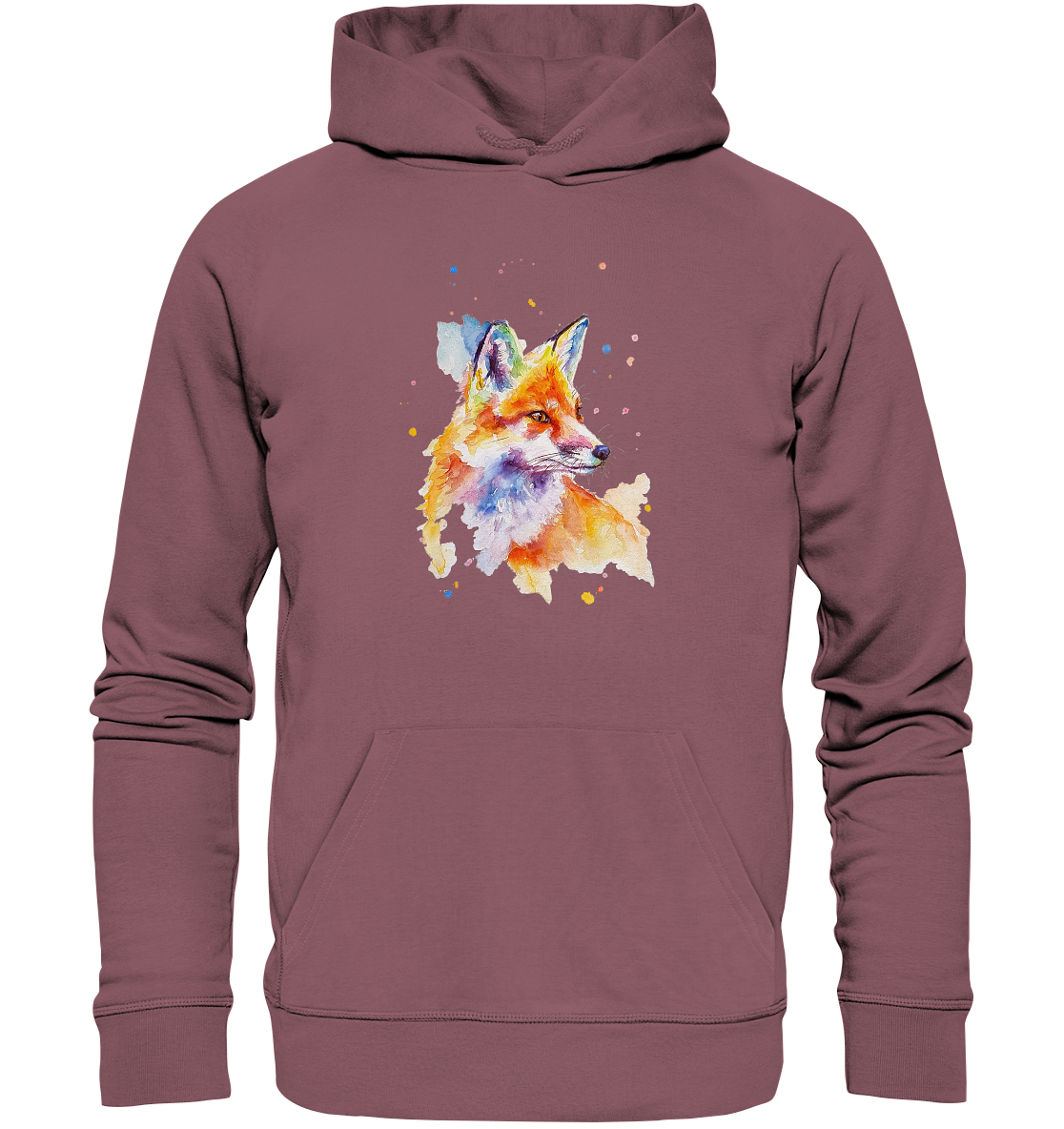 Bunter Fuchs - Organic Hoodie