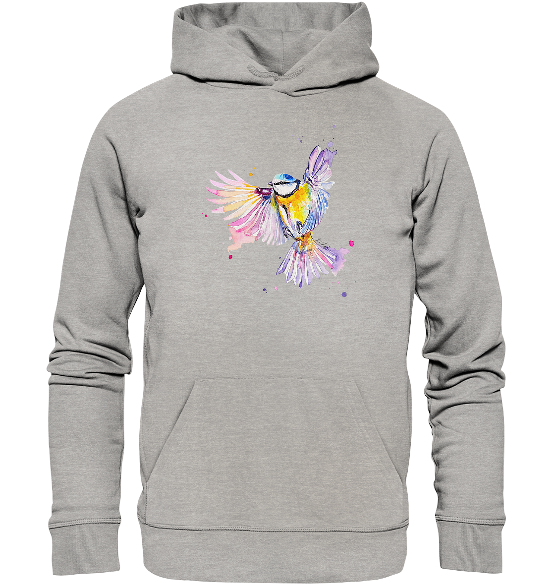 Motiv Blaumeise - Organic Hoodie