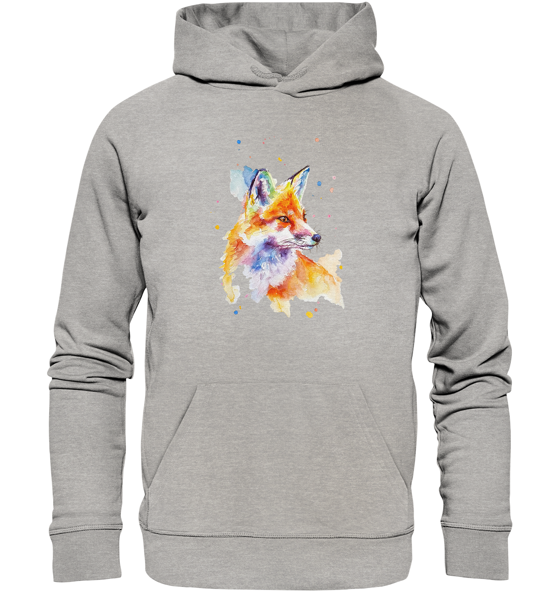 Bunter Fuchs - Organic Hoodie