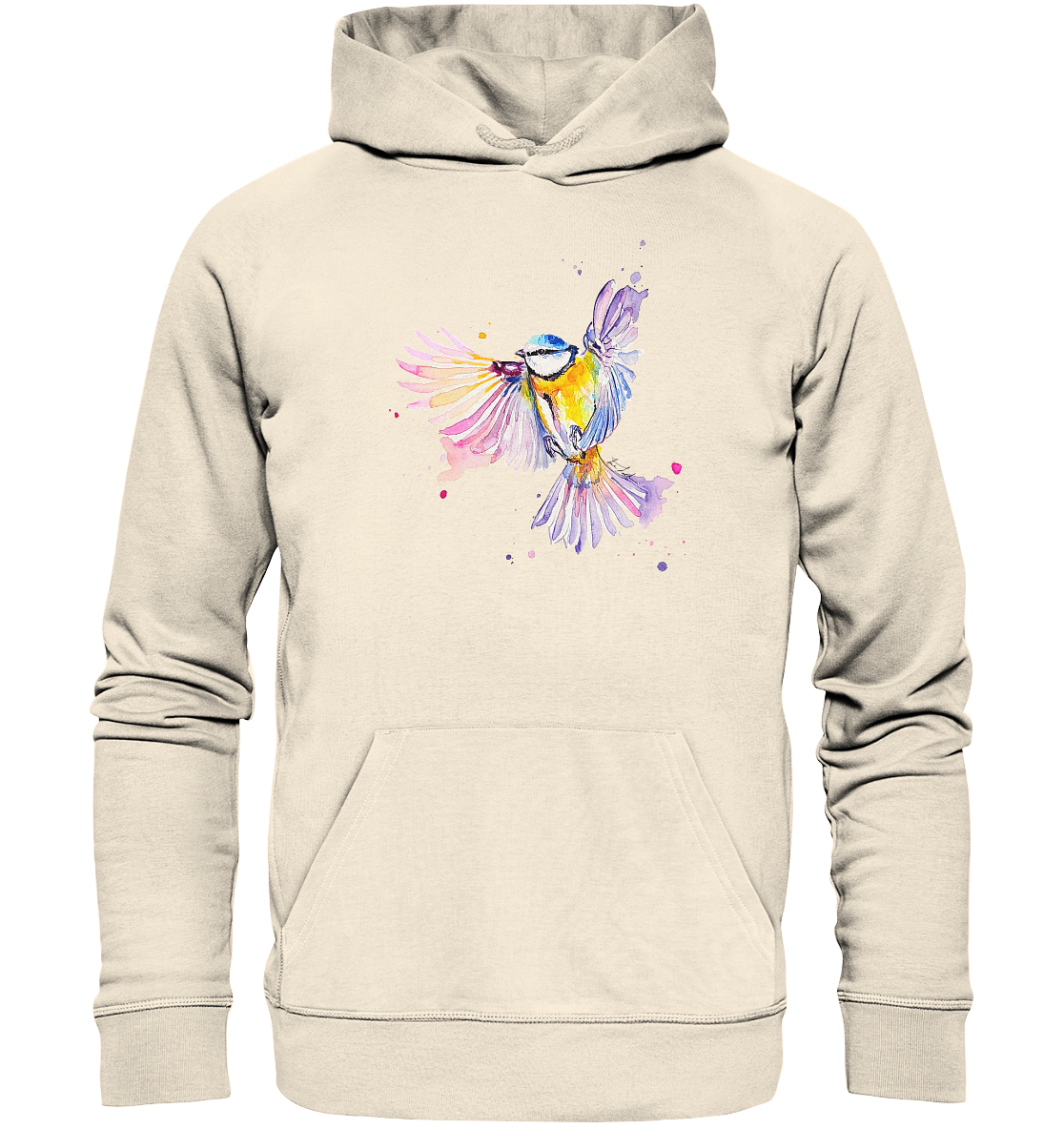 Motiv Blaumeise - Organic Hoodie