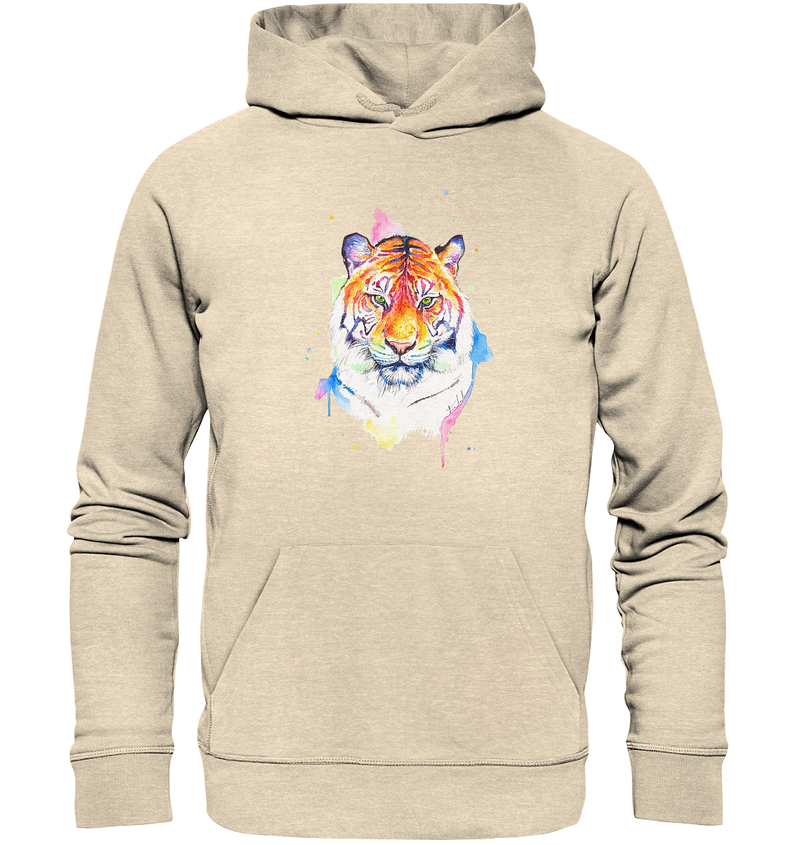 Bunter Tiger - Organic Hoodie