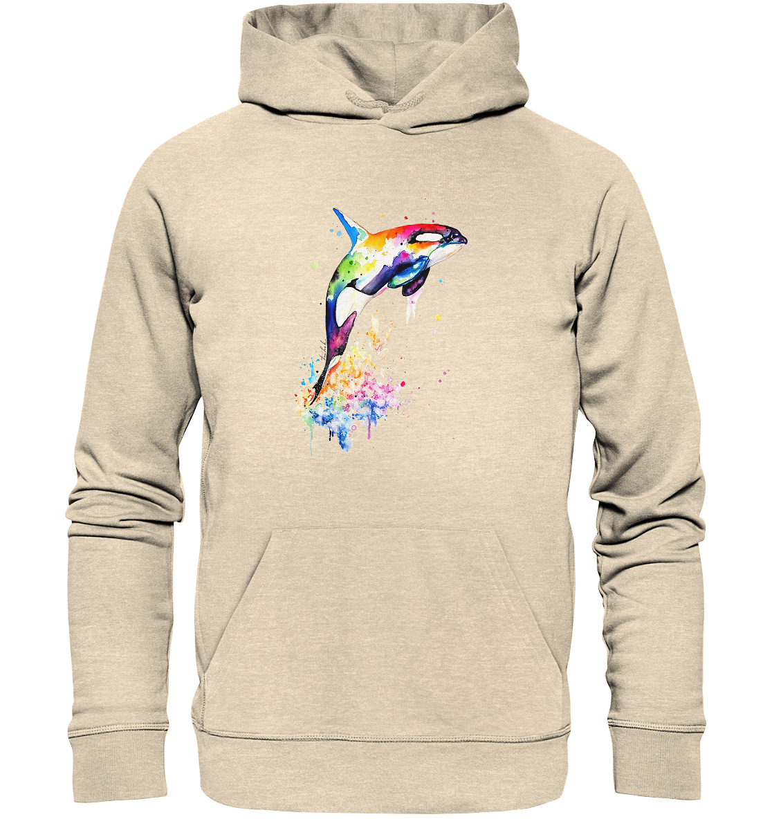 Bunter Orka - Organic Hoodie