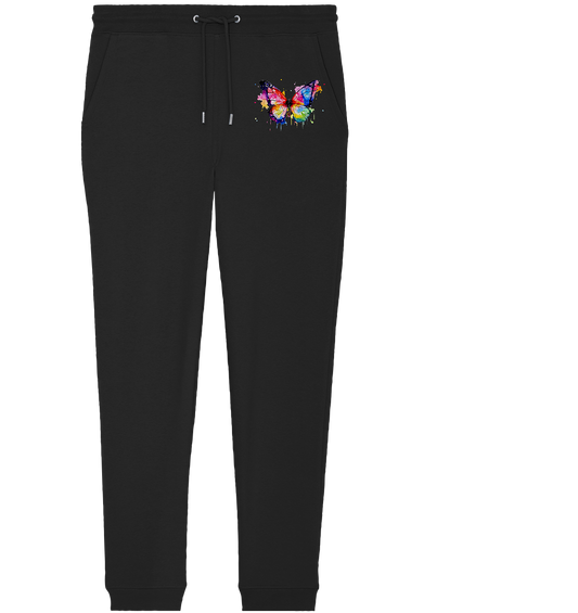 Motiv farbenfroher Schmetterling - Organic Jogger Pants