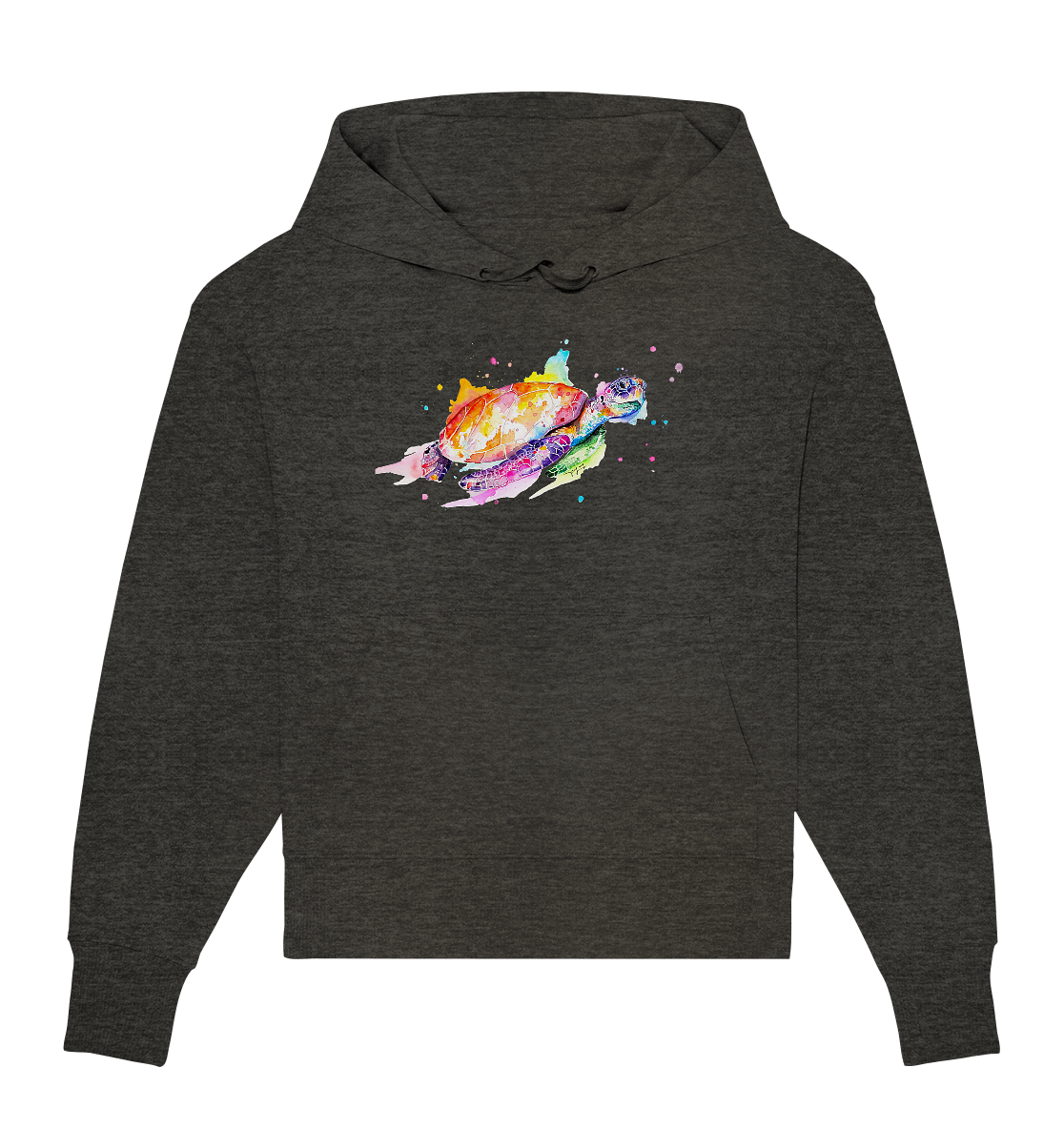 Bunte Meeresschildkröte - Organic Oversize Hoodie