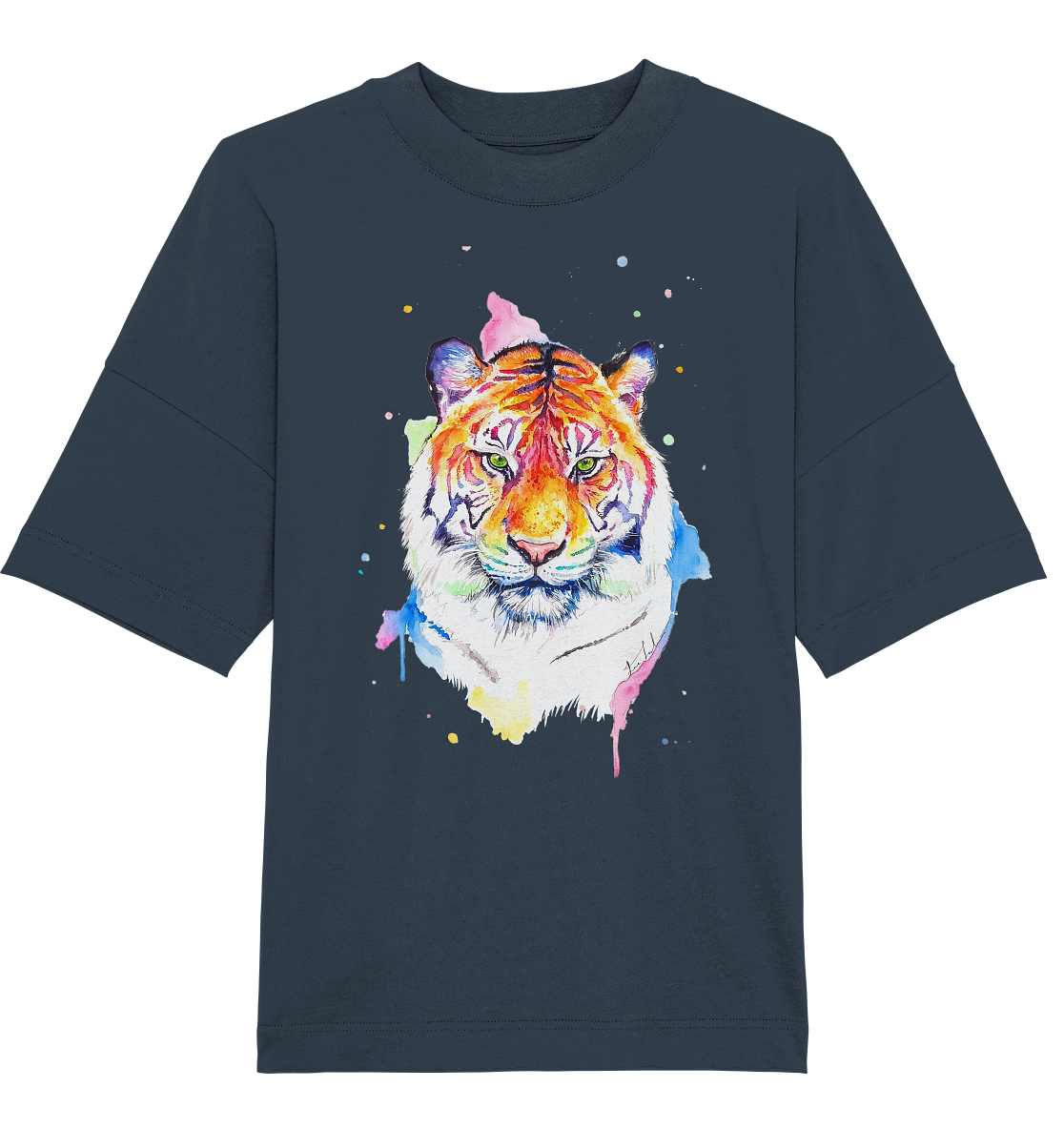 Bunter Tiger - Organic Oversize Shirt