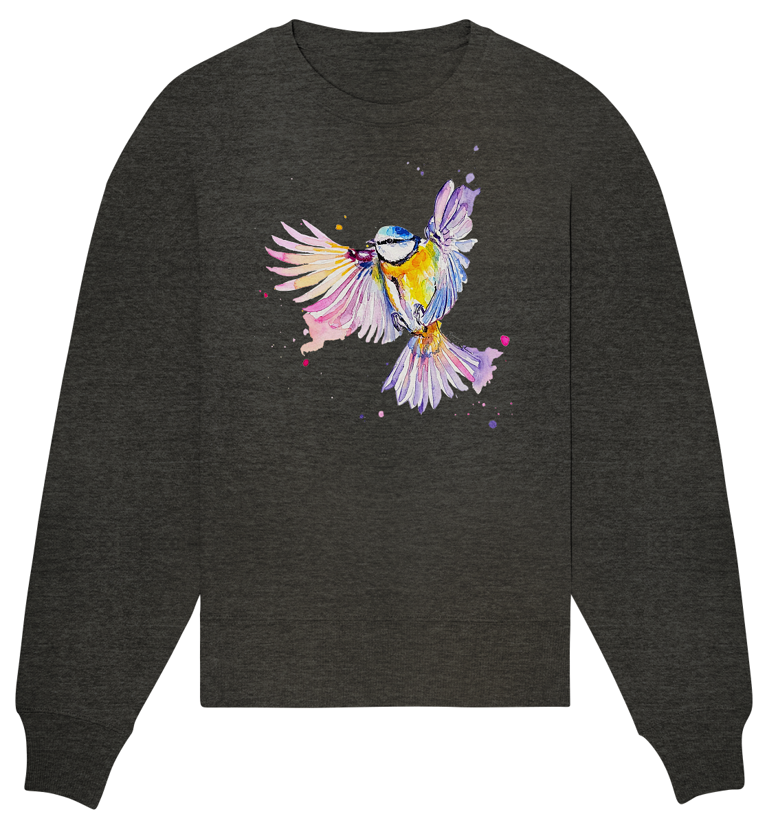 Motiv Blaumeise - Organic Oversize Sweatshirt