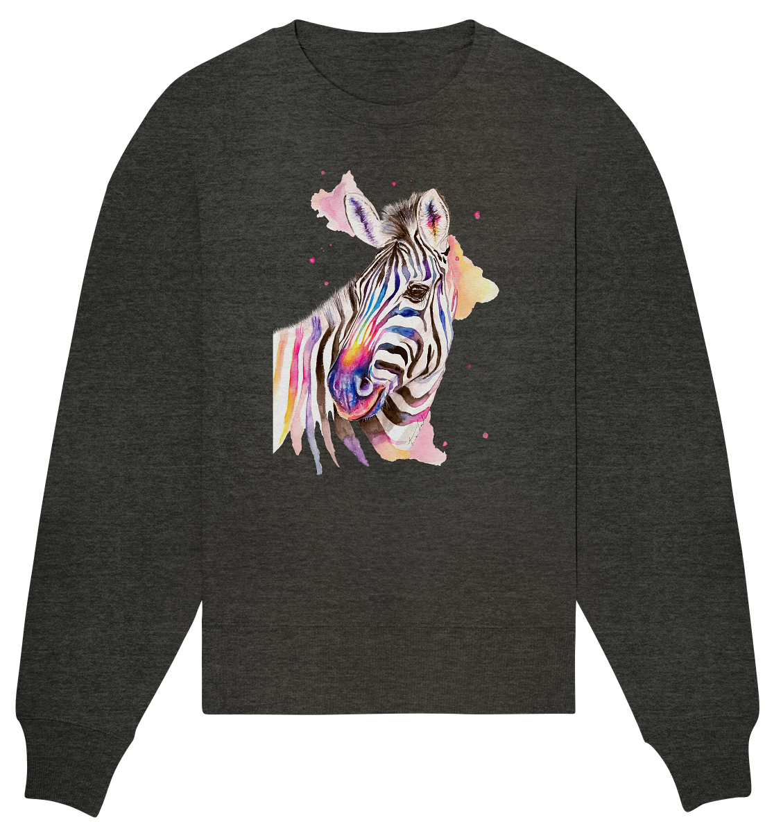 Buntes Zebra - Organic Oversize Sweatshirt