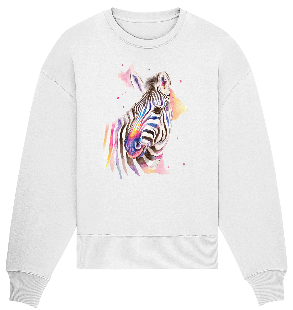 Buntes Zebra - Organic Oversize Sweatshirt